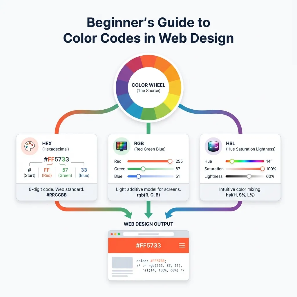 Beginner's Guide to Color Codes in Web Design