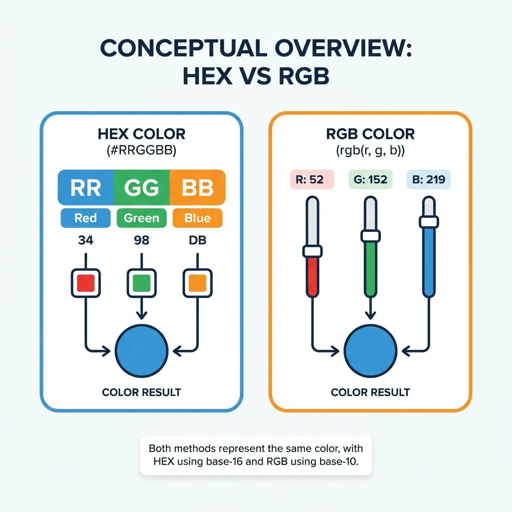 HEX vs RGB: What's the Difference?